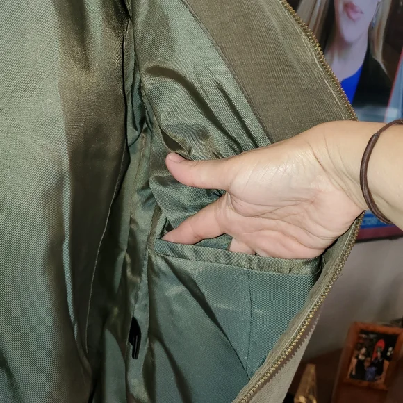 Juliana Collezione blazer size 10 corduroy studded zip. Italy - Picture 8 of 12